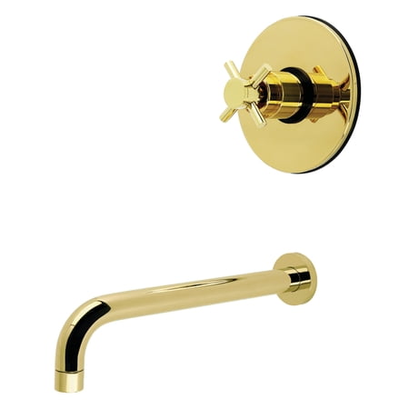 Kingston Brass KB6332DXTO Concord Single-Handle Pressure Balanced Tub Faucet in Polished Brass