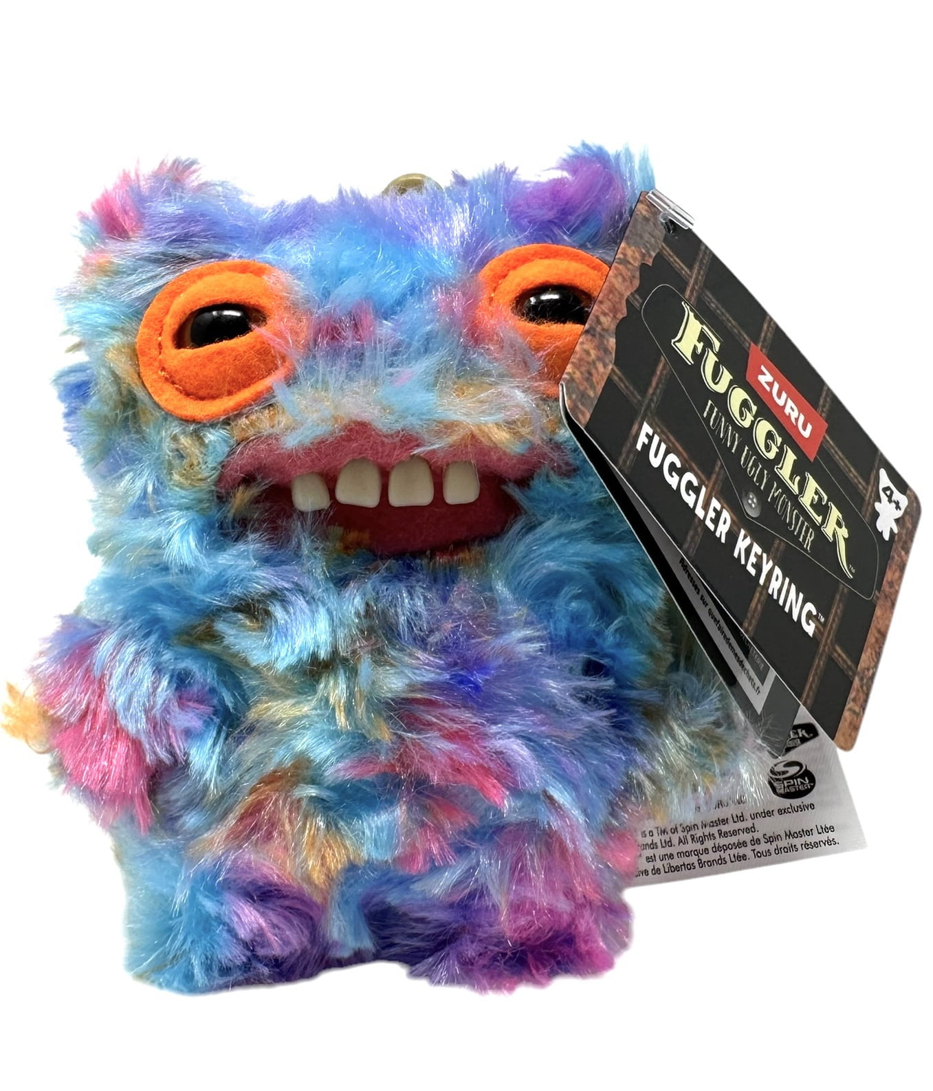 Fuggler Plush Clip-On Keyring Mr Buttons Funny Ugly Monster