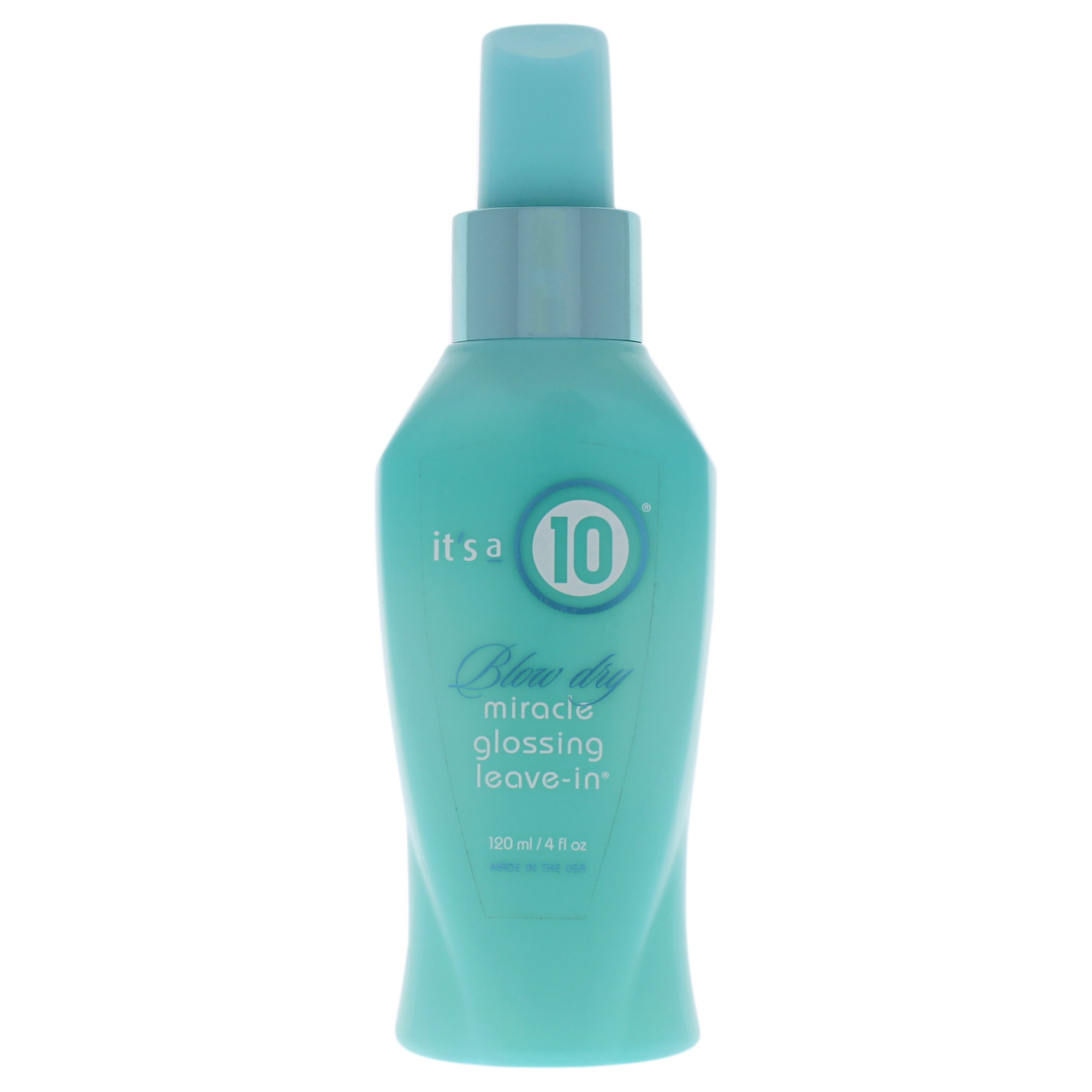 Its A 10 Miracle Blow Dry Glossing Leave-In for Unisex 4 oz Treatment