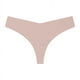 thumbnail image 1 of Xiao Hua Braguitas de bikini sin costuras para mujer, tangas sexys de encaje estilo hipster, 3 unidades (color albaricoque, L), 1 of 2