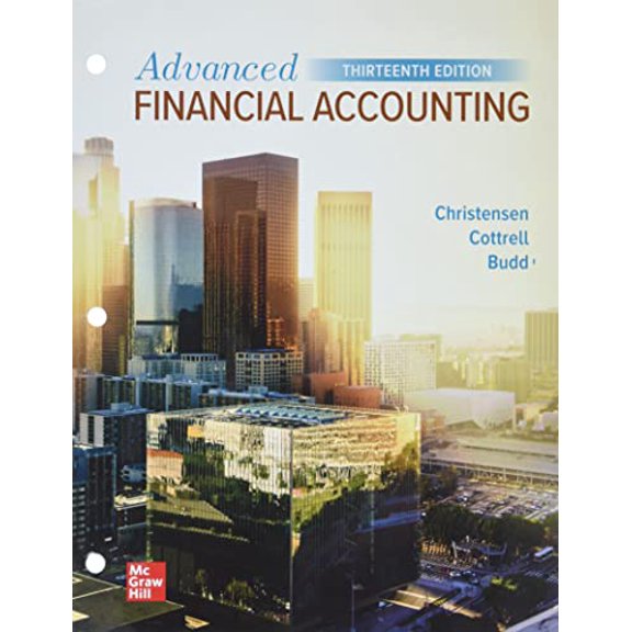 Pre-Owned Loose Leaf for Advanced Financial Accounting, 9781264071821, 1264071825, Paperback, 13 edition