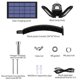 thumbnail image 5 of Inteprter Lámpara solar de la luz colgante del jardín de la luz solar del LED impermeable para el patio al aire libre de la yarda Iluminación y accesorios Blanco cálido Inteprter HA024685-02, 5 of 6