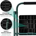 thumbnail image 4 of Delxo Non-Slip 3 Step Stool Folding Steel Wide Step Ladder with Hand Grip, 4 of 10