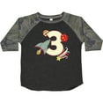 thumbnail image 3 of Inktastic 3rd Birthday Outer Space Theme Boys or Girls Toddler T-Shirt, 3 of 5