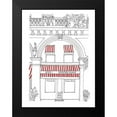 thumbnail image 2 of Moore, Regina 19x24 Black Modern Framed Museum Art Print Titled - Striped Awning IV, 2 of 5