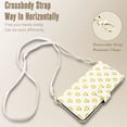thumbnail image 4 of For iPhone 11 Floral Crossbody Wallet Case, Premium PU Leather Flip Kickstand Folio Cover with 4 Card Slots Cash Pocket Shoulder Strap Wristlet Cute Flower for Travel,Yellow, 4 of 8