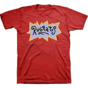 Mens Nickelodeon 90's Rugrats Shirt - Retro Nick Rugrats tee - Classic Nick Graphic T-Shirt (Red, Large)