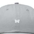 thumbnail image 2 of Dalix Lil Butterfly Embroidered Cotton Cap Outdoor Dad Hat Womens in Gray, 2 of 5