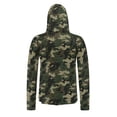 thumbnail image 5 of Hoodies for Women Camouflage Sun Protection Clothing with Mask Long Sleeve Ice Silk Sun Protection Top 3XL, 5 of 7
