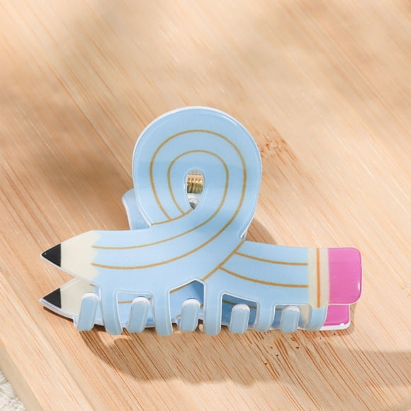 WITORNTS Beauty Care,Pencil,Hair Clips,Hair Clips For Thin Hair Funny Teacher Hair Jaw Barrettes Cute Hair Accessories for Women,Book Lovers Teachers Appreaction Present