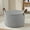 Gray, variant on XLarge Round Cotton Rope Storage Basket Bin Organizer Laundry Hamper with Leather Handles, 21 x 21 x 14, Extra Large Blanket Woven Toy Basket for Baby Nursery - Cream