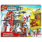 Marvel Super Hero Squad Superhero City Spidey & Iron Man Figure Toy Play Set