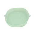 thumbnail image 2 of Revestimiento de silicona para freidora de aire, parrilla reutilizable, horno, cesta para hornear (verde, 16,5 cm) Hugtrwg Libre de BPA, 2 of 5