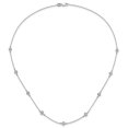 thumbnail image 2 of Auriga Fine Jewelry 14K White Gold Lab Grown Diamond Multi Station Necklace for Women (0.5ct, Color- G-H, Clarity- VS1), 2 of 5