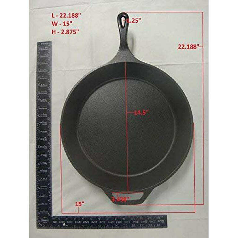 Lodge Cast Iron - 15 inch Skillet – Lomelo's Meat Market