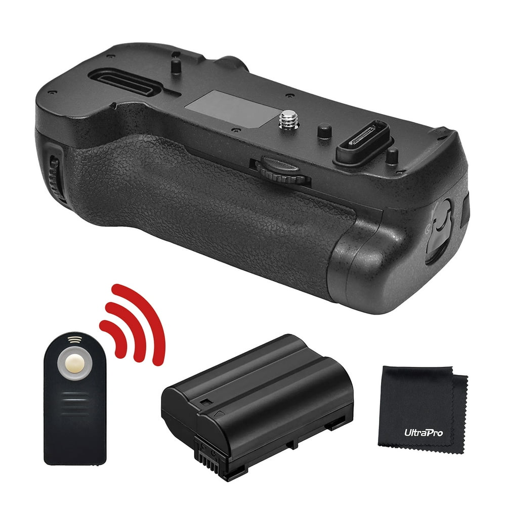 Battery Grip Bundle For Nikon D850 Includes MBD18 Replacement Grip, 1