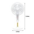 thumbnail image 3 of Kctiaxy Mini Fan Desktop USB Portable Rechargeable Fan, Large Wind Power Student Dormitory Mini-Quiet Desktop Fan Kitchen Appliances, 3 of 7