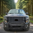 thumbnail image 6 of Ikon Motorsports Bull Bar Front Push Brush Bumper Grille Guard Protector For 2009-2014 Ford F-150 F150, Textured Black Steel Aluminum, 6 of 9