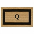 thumbnail image 1 of Nedia Home 33020Q 36 x 20 in. SuperScraper Black Single Picture Frame Mat  Monogrammed Q, 1 of 1