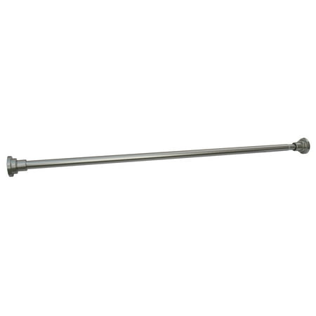 Design House 560912 Adjustable Shower Rod, Steel Construction, Satin