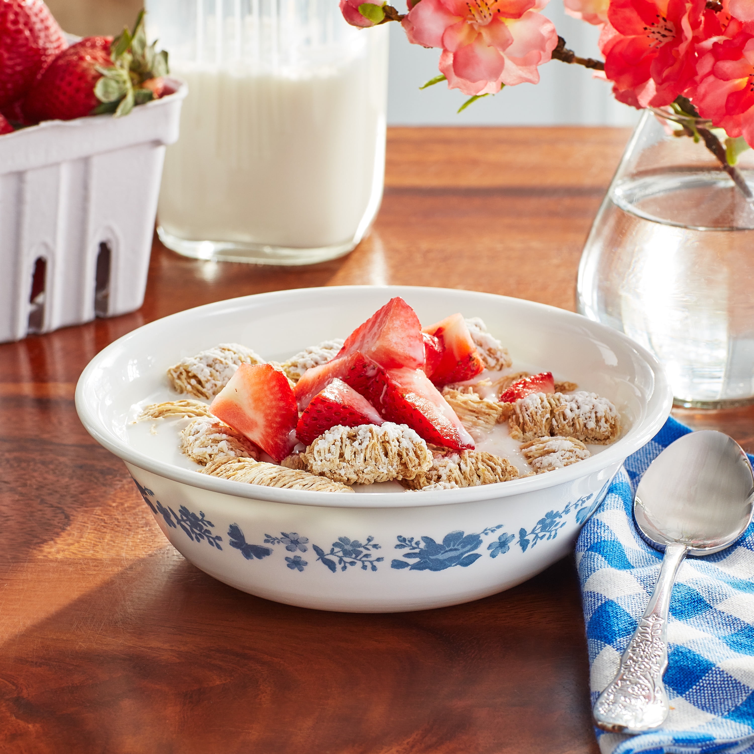 (2 pack) The Pioneer Woman by Corelle Bowl, Evie, Blue