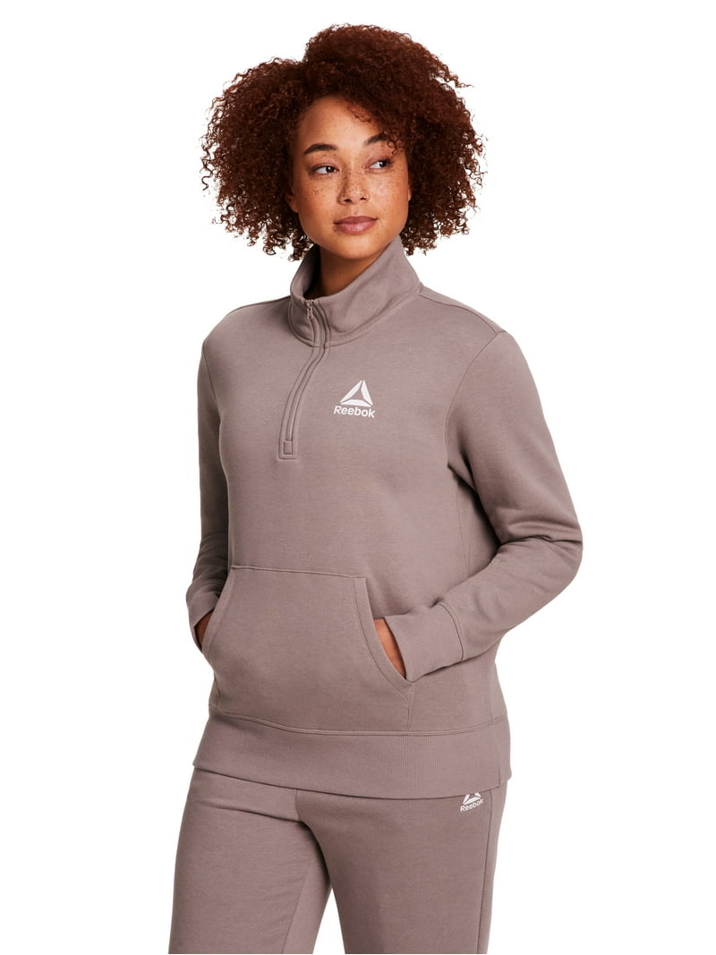 Reebok Women's and Women's Plus Game Day 1/2 Zip Up Sweatshirt