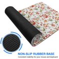 thumbnail image 6 of Long Mouse Pads for Desk,Pioneer Flower Floral Print Pattern Desk Mats on Top Of Desks, Desk Mouse Pad Extra Large with 3mm Non-Slip Base and Stitched Edge for Gaming,Office,Work,Home 31.5"x15.7", 6 of 6