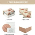 thumbnail image 2 of Nanshing 7 Piece Comforter Set, Queen, Black Sliver, 2 of 4