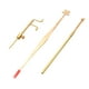 thumbnail image 5 of 1 Paquete De Latón, Violoncelos, Herramienta De Ajuste De Sonido, Medidor De Sonido Y Retriever Clip \u0026 Setter DIY, Dorado Gloria Medidor de calibre de poste de sonido, 5 of 9