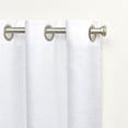 thumbnail image 3 of Exclusive Home Olenna Room Darkening Blackout Grommet Top Curtain Panels, 50"x84", White, Set of 2, 3 of 8