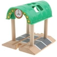 thumbnail image 4 of Accesorios de ferrocarril de madera Vagón de tren Cruce de ferrocarril Ferrocarril de madera Para niños, 4 of 9