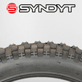 thumbnail image 5 of Syndyt SYR 160 16” x 2.25” Off-Road BMX Bicycle Tire, Directional Tread, Compatible with SYR 160 16" E Balance Bike, Black 16x2.25, 5 of 9