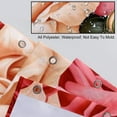 thumbnail image 3 of Rose Shower Curtain Set for Bathroom, 3 of 6