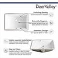thumbnail image 3 of Ally Undermount Bathroom Sink Rectangular, 21'' x 14.72'' Vessel Sink Undermount Bathroom Sink White Ceramic Lavatory Vanity Vessel Sink with Overflow, 3 of 6