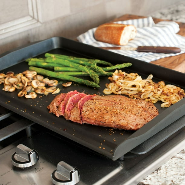 Nonstick Double Burner Griddle Pampered Chef Griddle Pan Nordic