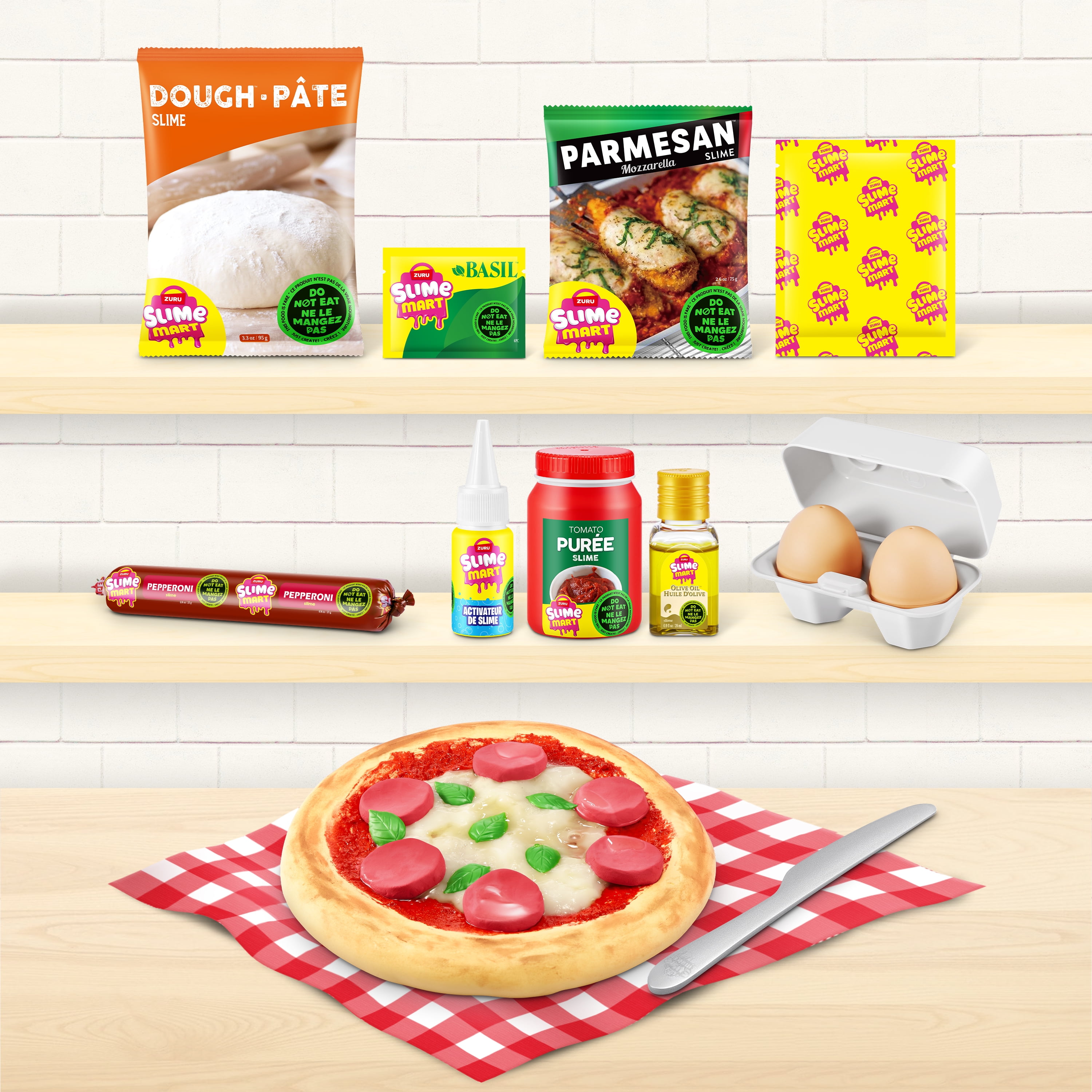 Slime Mart Small Basket (PIZZA) by ZURU, Slime Mart Small Basket (PIZZA) by ZURU
