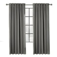 thumbnail image 4 of Baker 100% Blackout Back Tab Curtain Panel 52" x 84" in Silver, 4 of 6