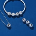 thumbnail image 6 of Erizteya X Letter Alphabet Charm 925 Sterling Silver A-Z Initial Beads Fits Europeans Bracelet and Necklace, 6 of 7