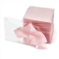 thumbnail image 2 of 300 Paños de Limpieza para Joyas, Paño de Pulido Profesional Envuelto Individualmente, Paño de Pulido Plateado Rosa de 3,15 X 3,15 Pulgadas, 2 of 7