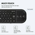 thumbnail image 4 of G60S Pro Universal Remote Control TV Replacement TVs Remote 2.4GHz & BT Dual Mode with Built-in Battery And Wireless Keyboard touchpad with 63 Keys, 4 of 9