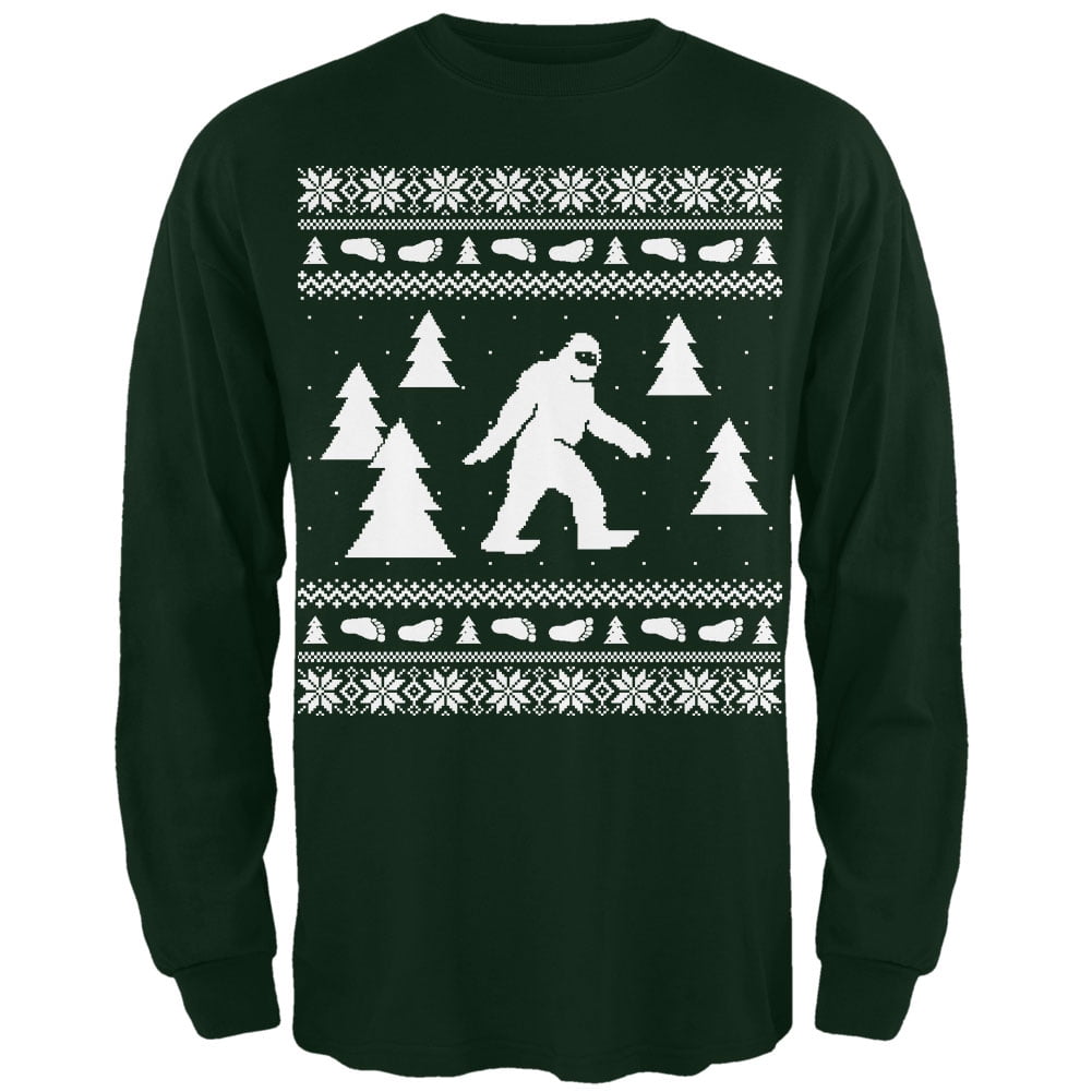 bigfoot christmas shirt