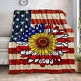 thumbnail image 2 of Yibo Sunflower Gifts Blanket Flannel Soft and Comfortable Anti-static Bed Sofa Blanket, 2 of 5