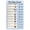 Blue#01, variant on CoreLiving ADHD Visual Schedule Reminder, Sliding Routine Chart to Do List, Daily Chore Chart Task Planning Board, My Chores Checklist for Adults, 1 Count