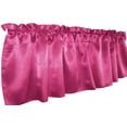 thumbnail image 2 of Shiny Smooth Satin Window Valance 58" Wide Hot Pink, 2 of 2