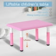 thumbnail image 4 of ZToonmas School Supplies Children'S Combined Study Table Plastic Work Table Can Be Raised and Lowered, 4 of 4