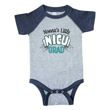 

Inktastic Nonna s Little Nicu Grad in Blue with Banner Gift Baby Boy or Baby Girl Bodysuit