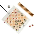 thumbnail image 1 of Juego de mesa Balvi Damakis Checkers Sushi Roll Theme, 1 of 4