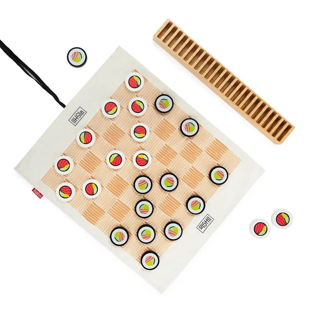 Juego de mesa Balvi Damakis Checkers Sushi Roll Theme