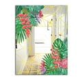 thumbnail image 2 of DESIGN ART Designart 'Efflorescent Gold Pink 13' Glam Mirror - Accent or Vanity Printed Mirror 23.7in.x31.5in., 2 of 5
