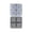 Gray, variant on Dvumao Organizers and Storage, Diamond Shaped Ice Cubes Whiskey Squares Ice Cubes Molds Silicone Large 2 Inch Squares Ice Ball Maker Tray for Cocktails Bourbons Drinks, Teens Gifts